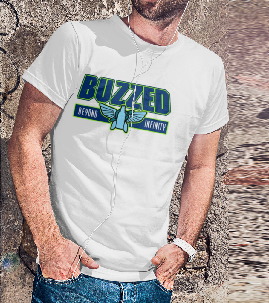 Buzzed Beyond Infinity Bottle With Wings T-Shirt
