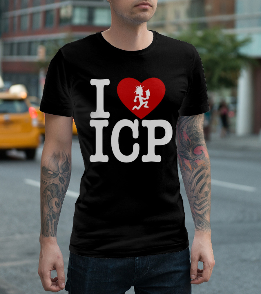 I Heart ICP Hatchetman Red Heart Iconic T-Shirt
