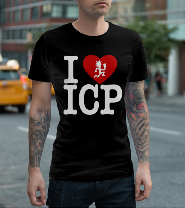 I Heart ICP Hatchetman Red Heart Iconic T-Shirt