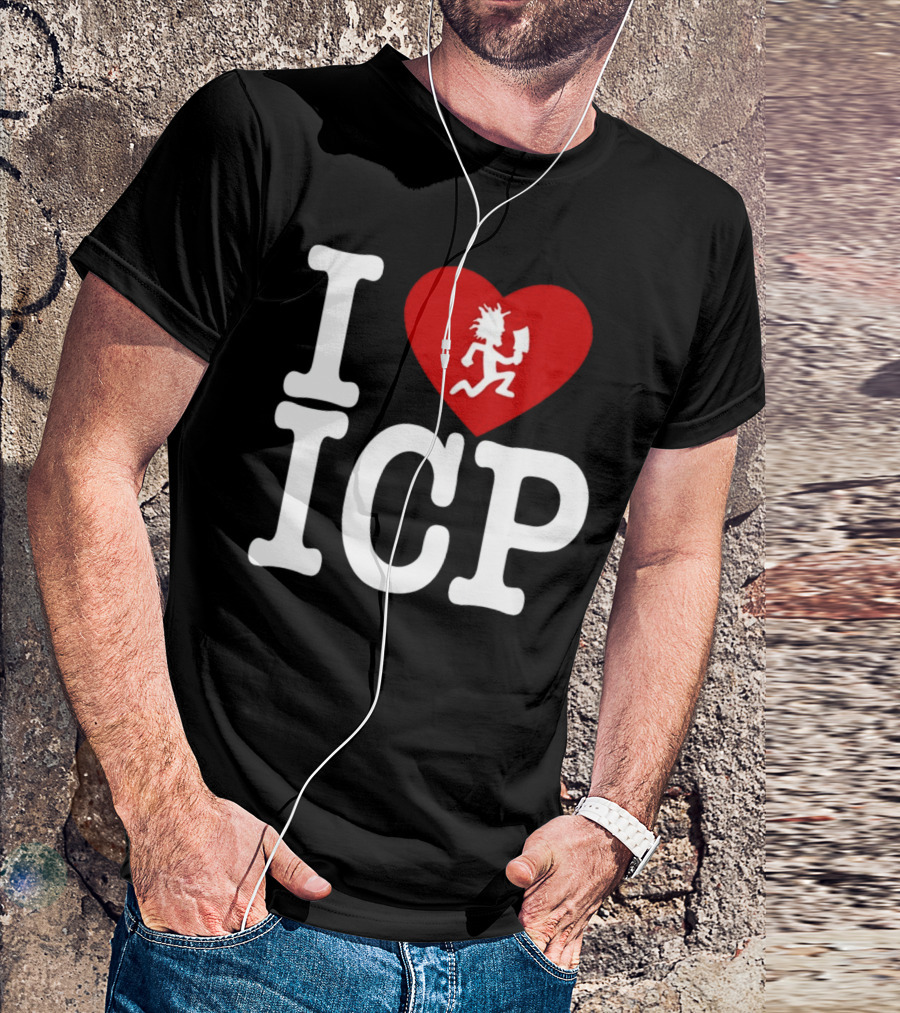 I Heart ICP Hatchetman Red Heart Iconic T-Shirt