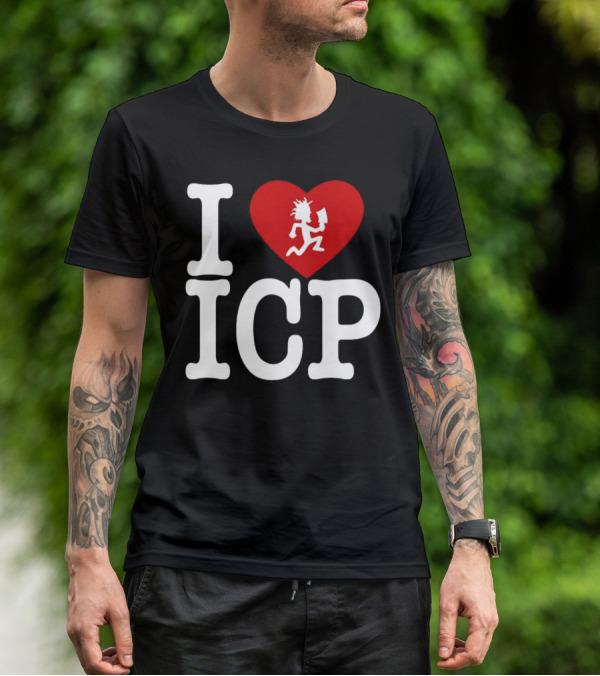 I Heart ICP Hatchetman Red Heart Iconic T-Shirt