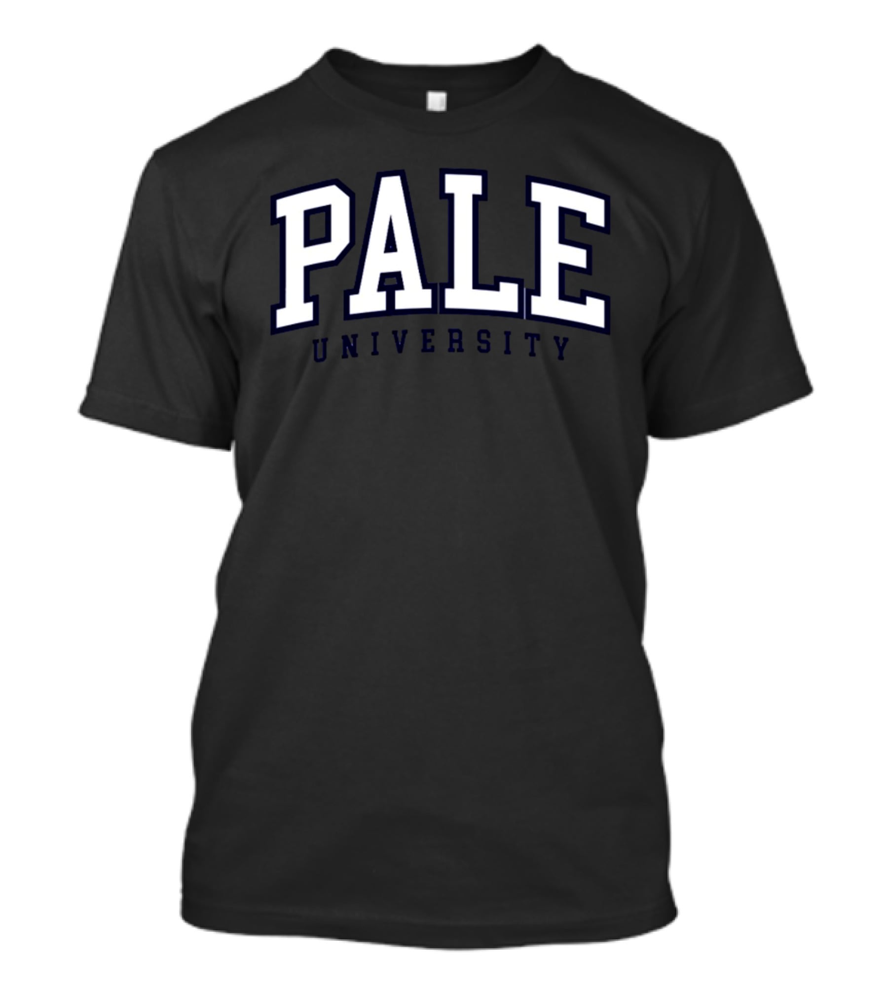PALE University College Style Lettering T-Shirt