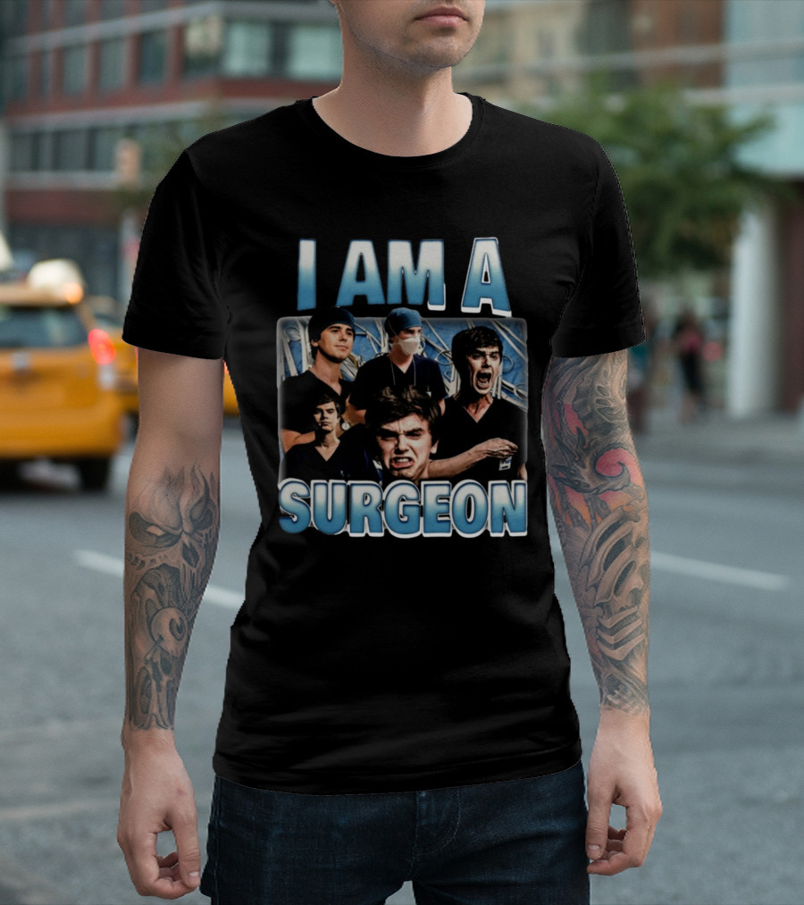 I Am A Surgeon Collage Featuring Multiple Emotions T-Shirt