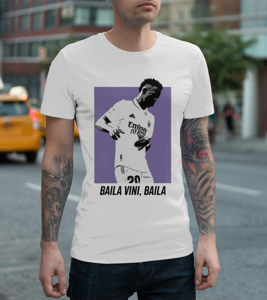Club1863 Baila Vini Baila Real Madrid Football T-Shirt