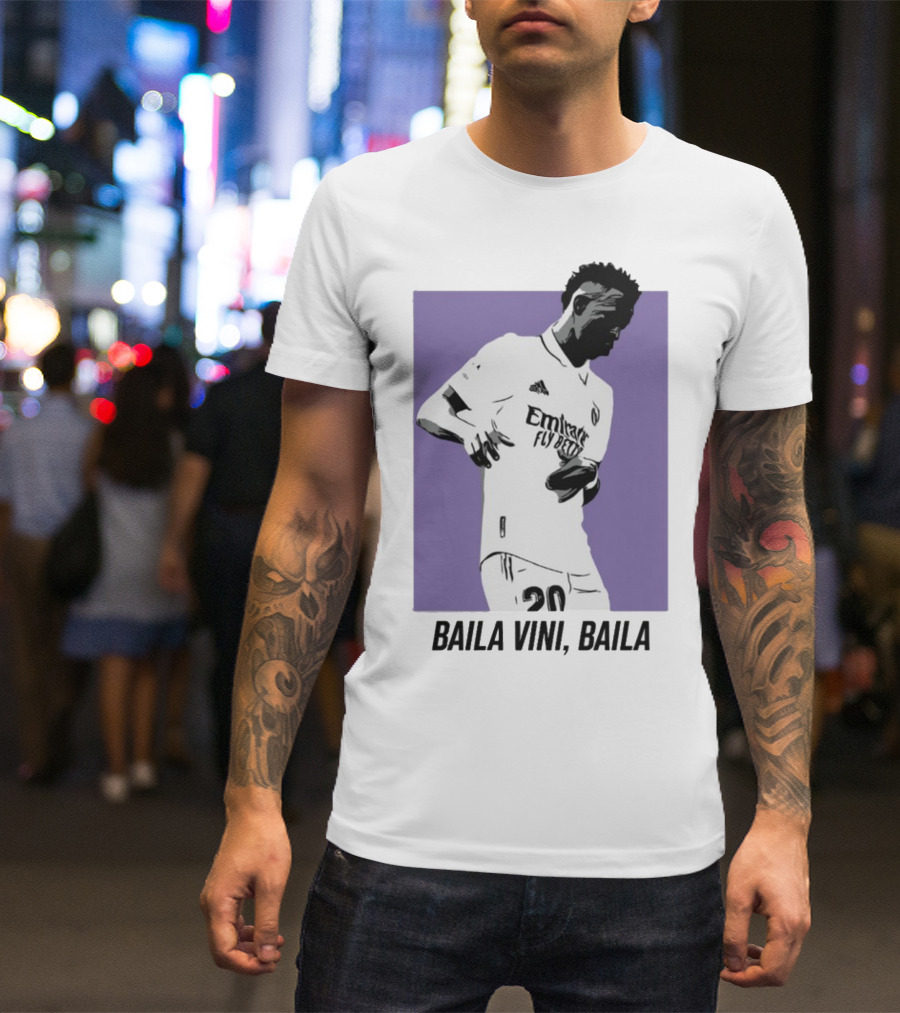 Club1863 Baila Vini Baila Real Madrid Football T-Shirt