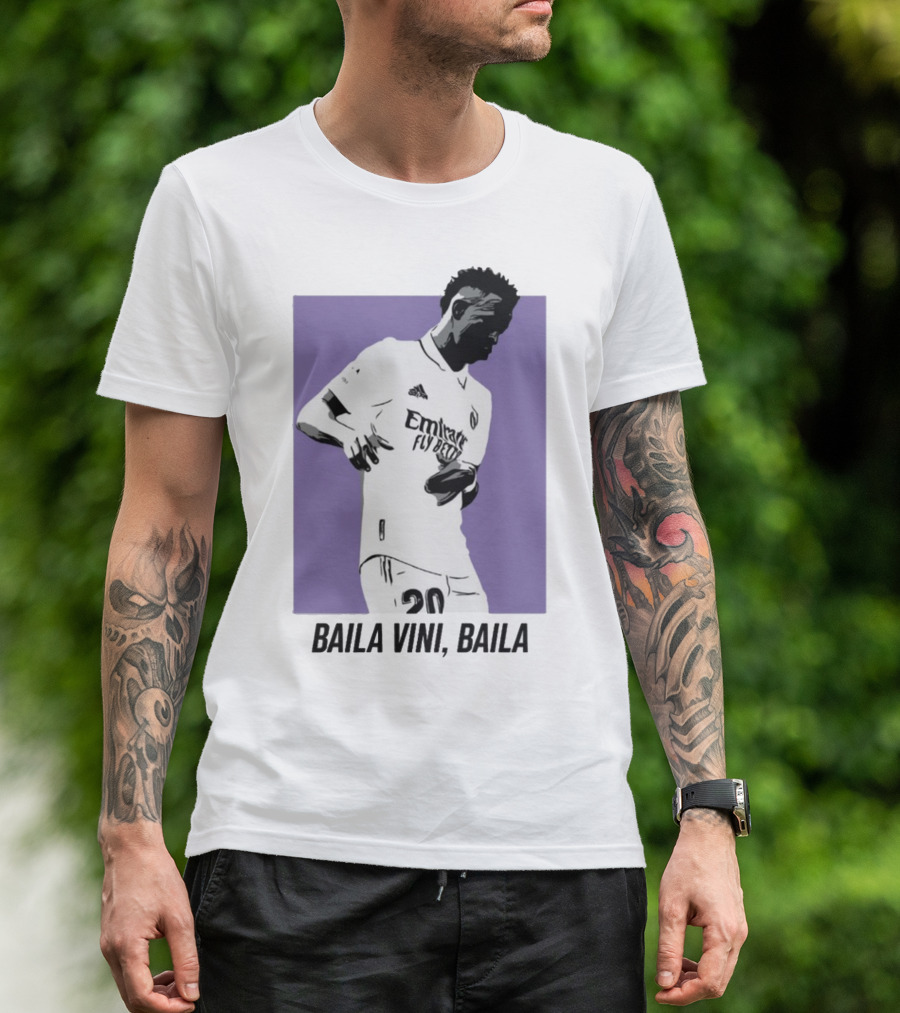 Club1863 Baila Vini Baila Real Madrid Football T-Shirt