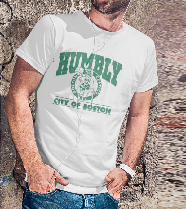 Humbly Boston Celtics City Of Boston Jayson Tatum T-Shirt