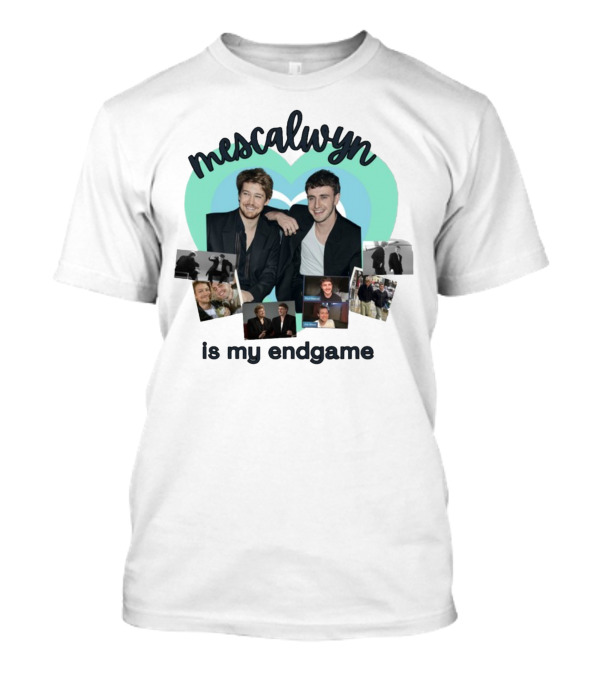 Mescalwyn Is My Endgame Heart Collage With Friends And Candid Moments T-Shirt