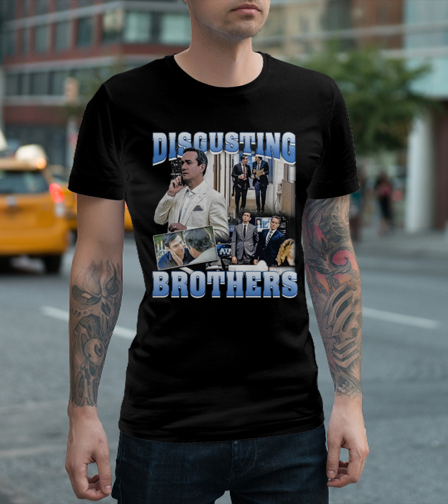 Disgusting Brothers Jon Roy Iconic Collage T-Shirt