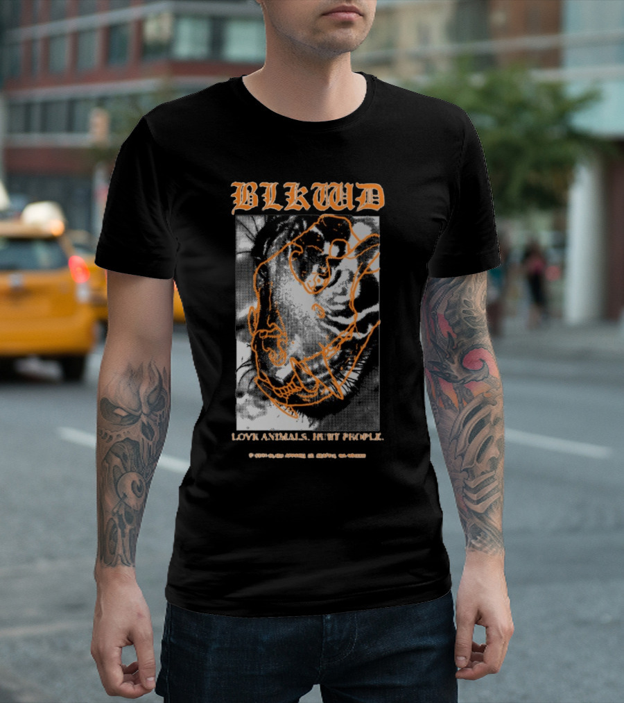 BLKWD Love Animals Hurt People Tiger T-Shirt