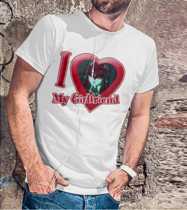The Legend Of Zelda I Love My Girlfriend Mipha Heart T-Shirt
