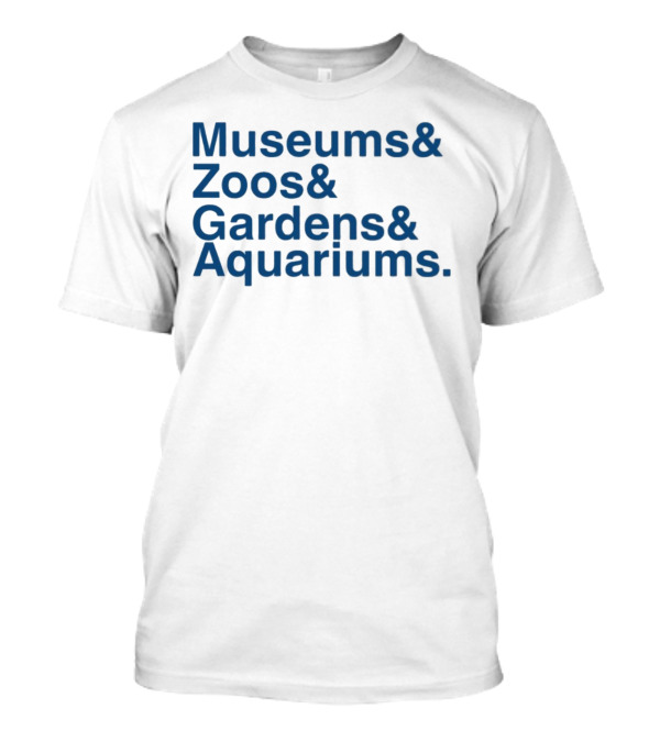 Museums And Zoos And Gardens And Aquariums Team Encurate T-Shirt