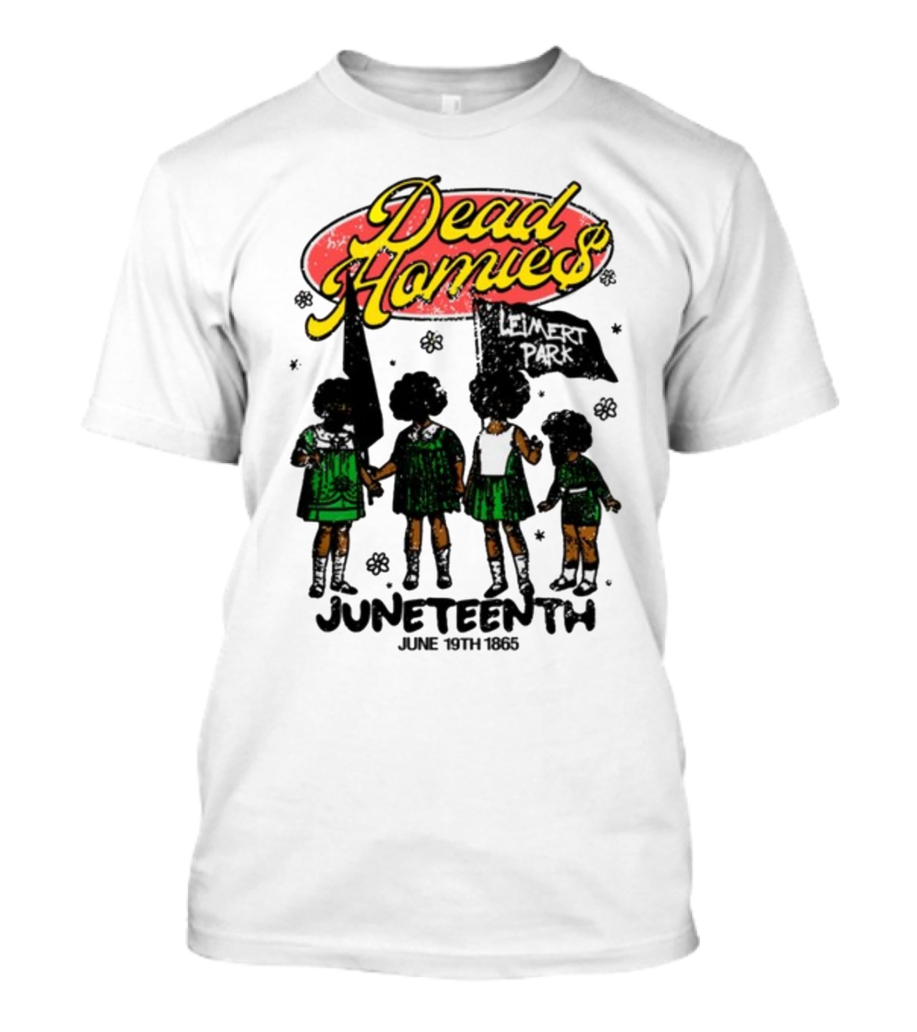 Dead Homies Leimert Park Juneteenth June 19th 1865 T-Shirt