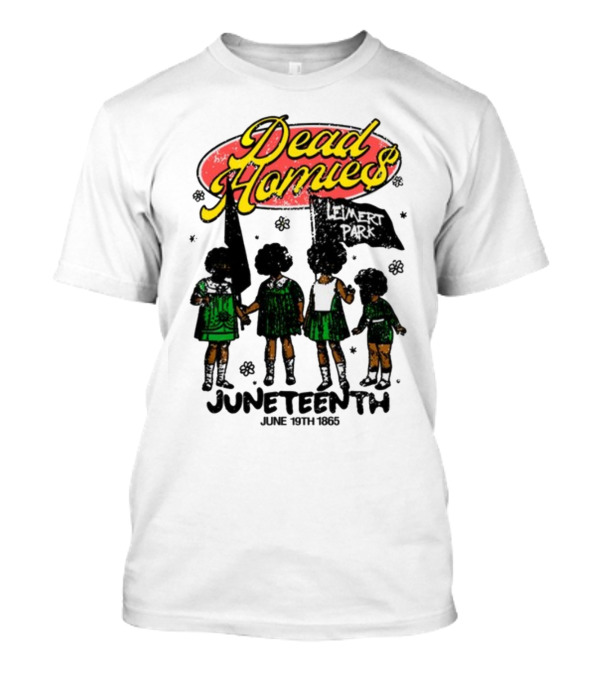 Dead Homies Leimert Park Juneteenth June 19th 1865 T-Shirt