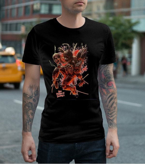Five Nights At Freddy's Creepy Skeleton Characters T-Shirt