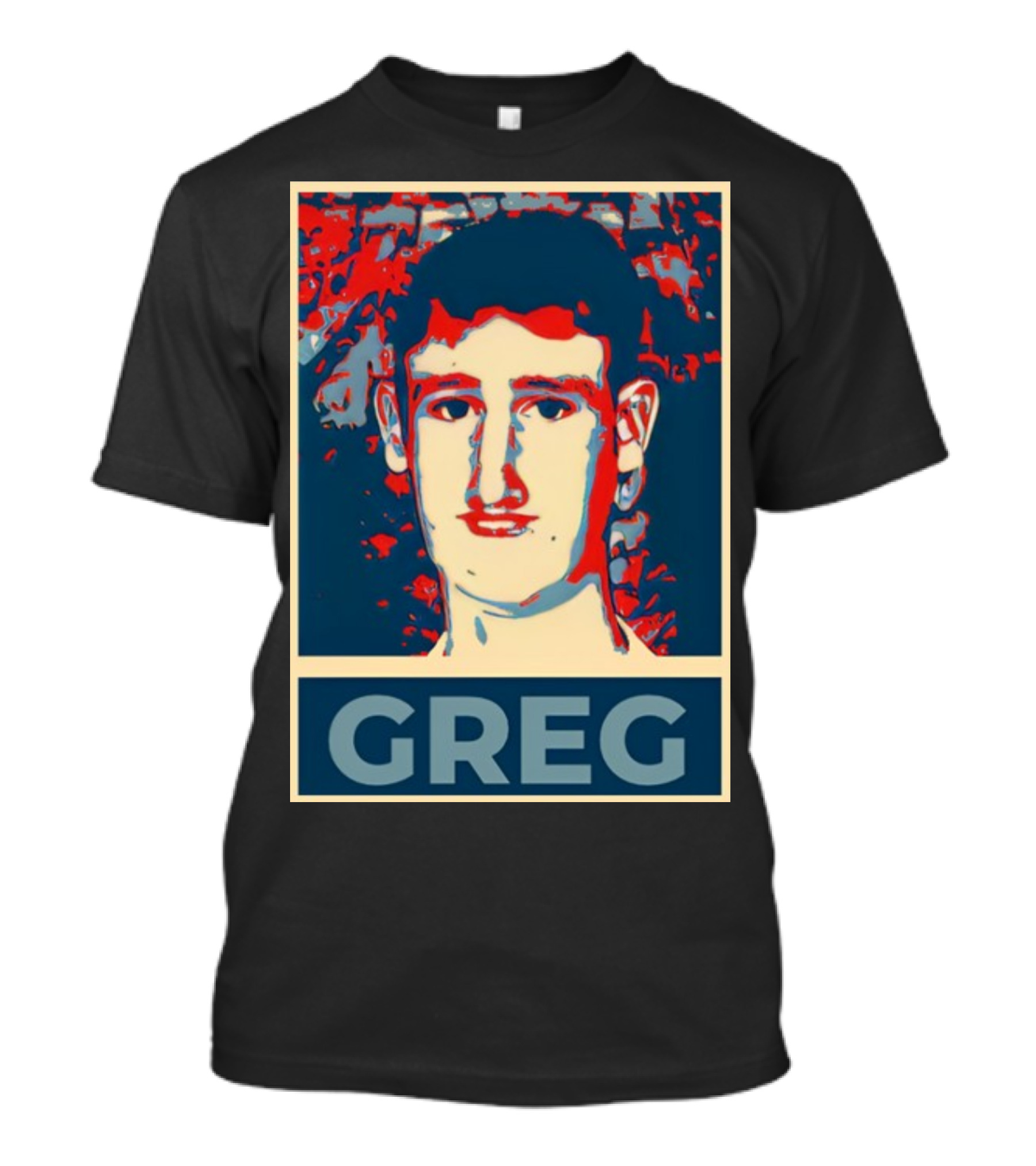 Vote For Greg 2024 Poster Style Iconic Campaign T-Shirt
