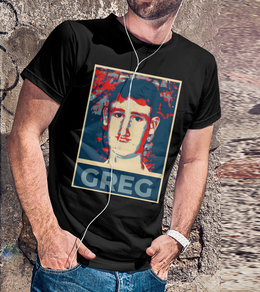 Vote For Greg 2024 Poster Style Iconic Campaign T-Shirt