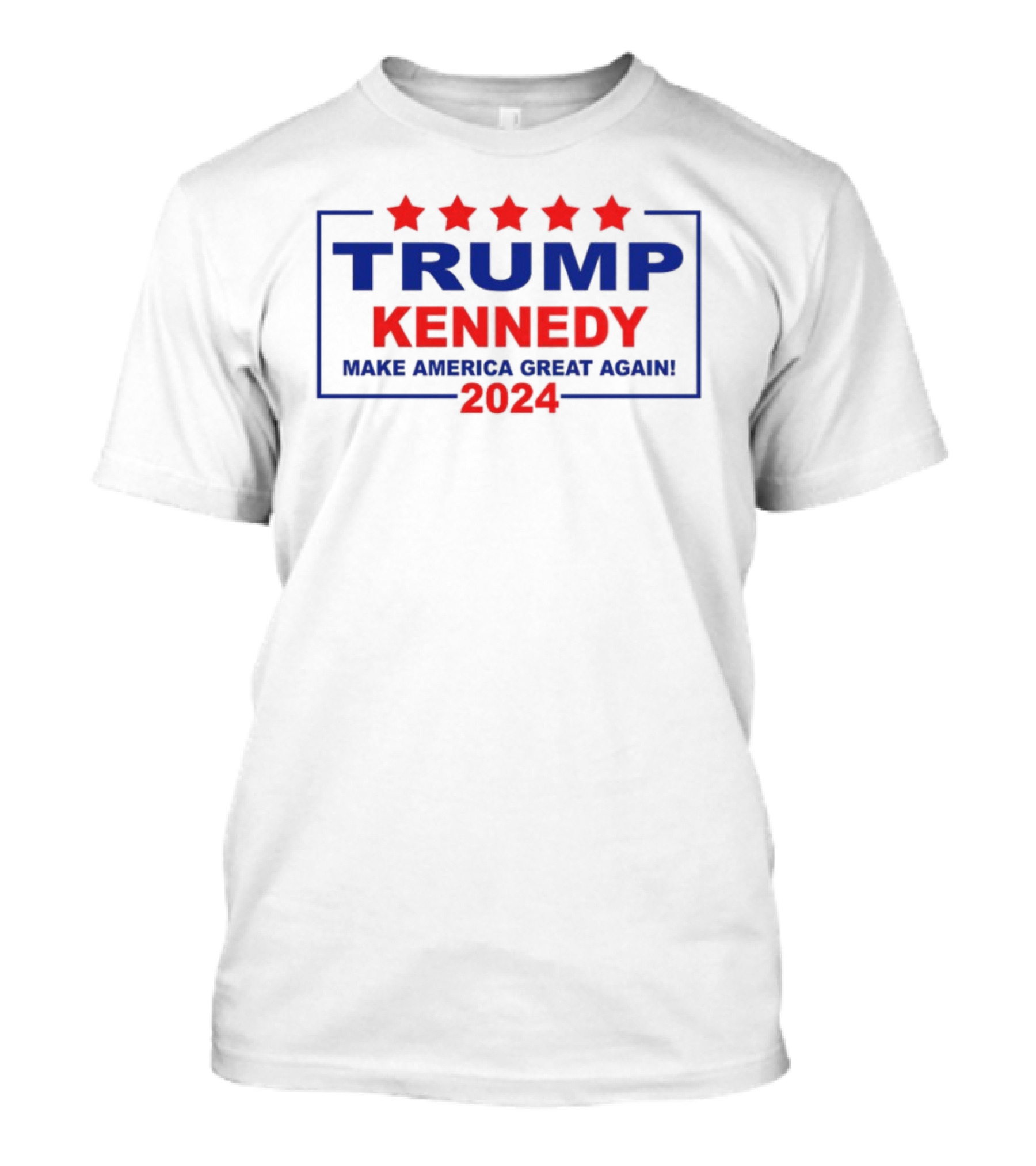 Trump Kennedy 2024 Make America Great Again Red Stars T-Shirt