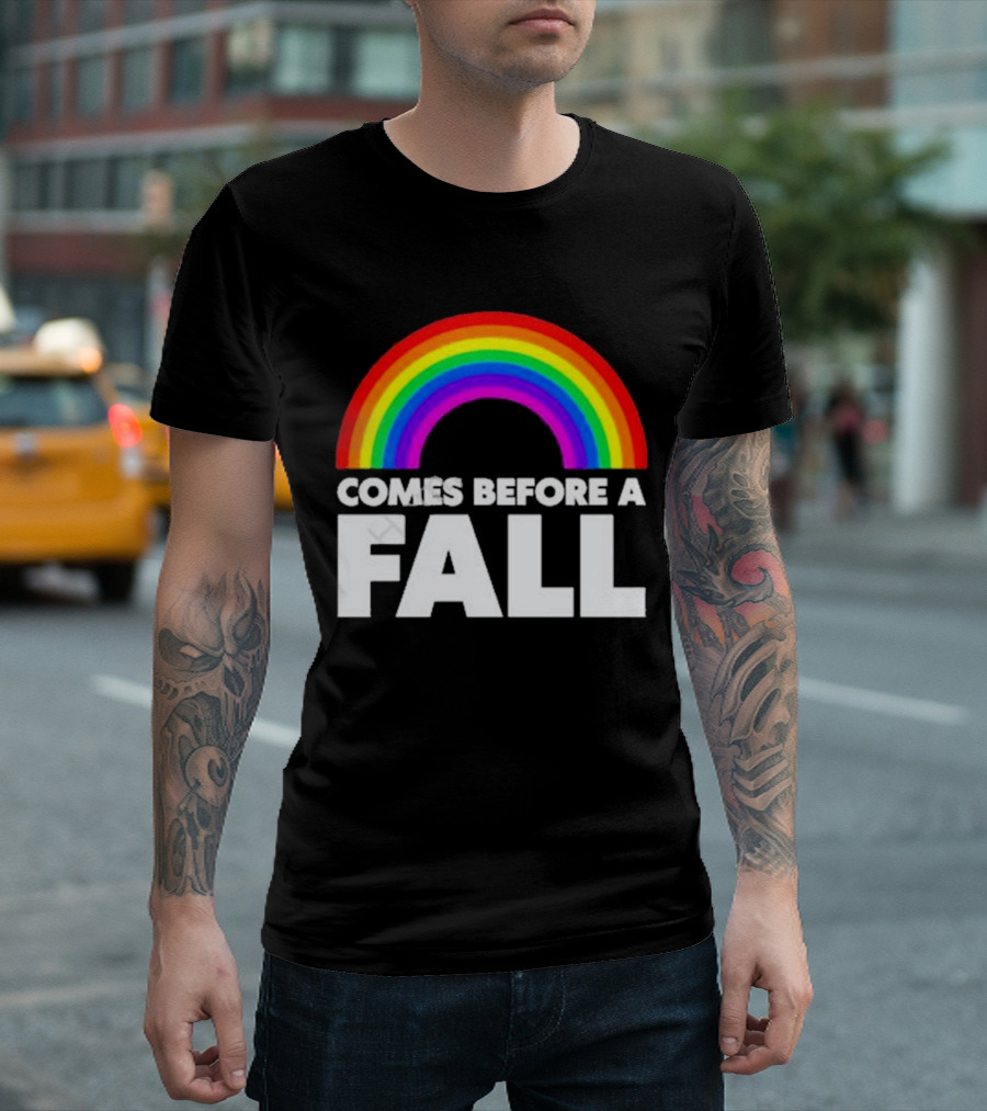 Laurence Fox Comes Before A Fall Rainbow T-Shirt