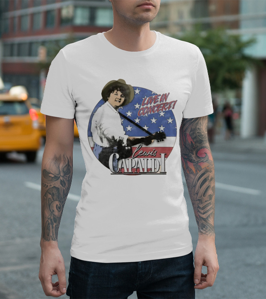 America's Sweetheart Returns Lewis Capaldi Live In Concert Tour T-Shirt