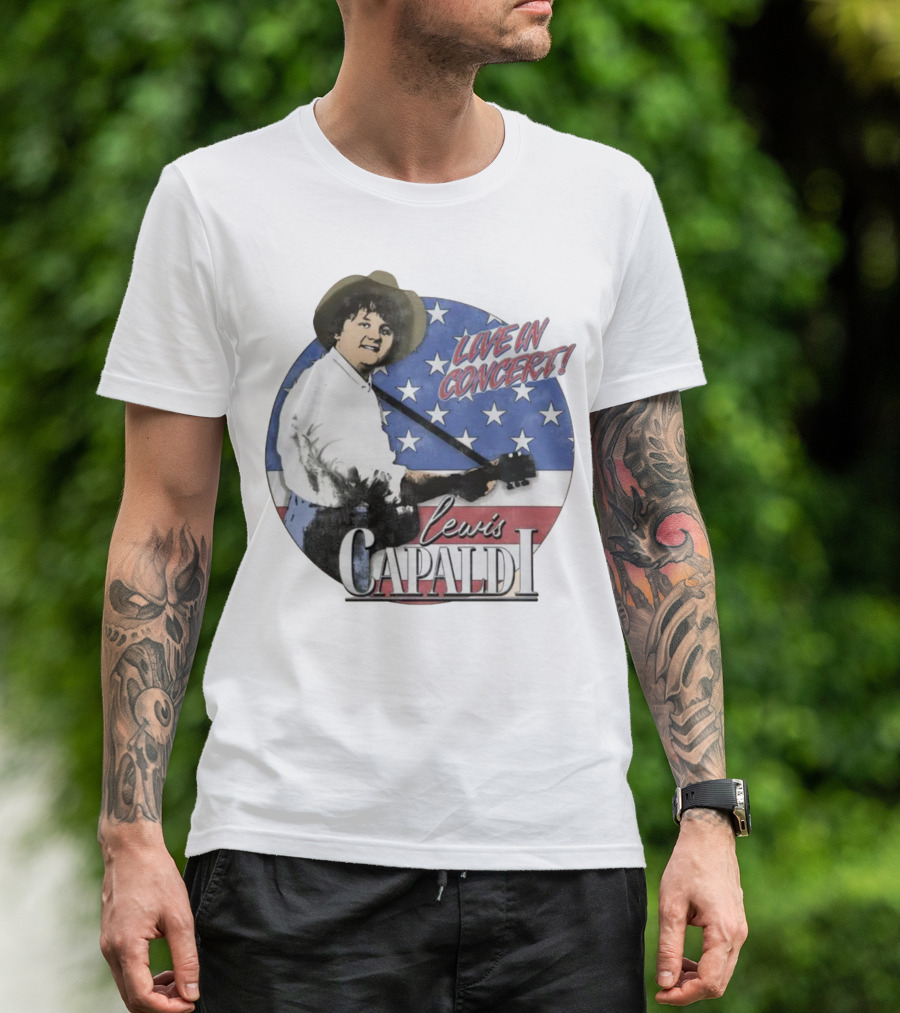 America's Sweetheart Returns Lewis Capaldi Live In Concert Tour T-Shirt