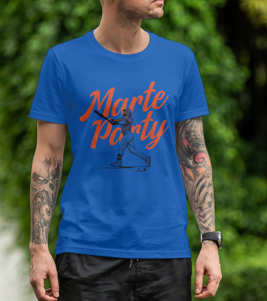 Marte Party New York Baseball Starling Marte T-Shirt