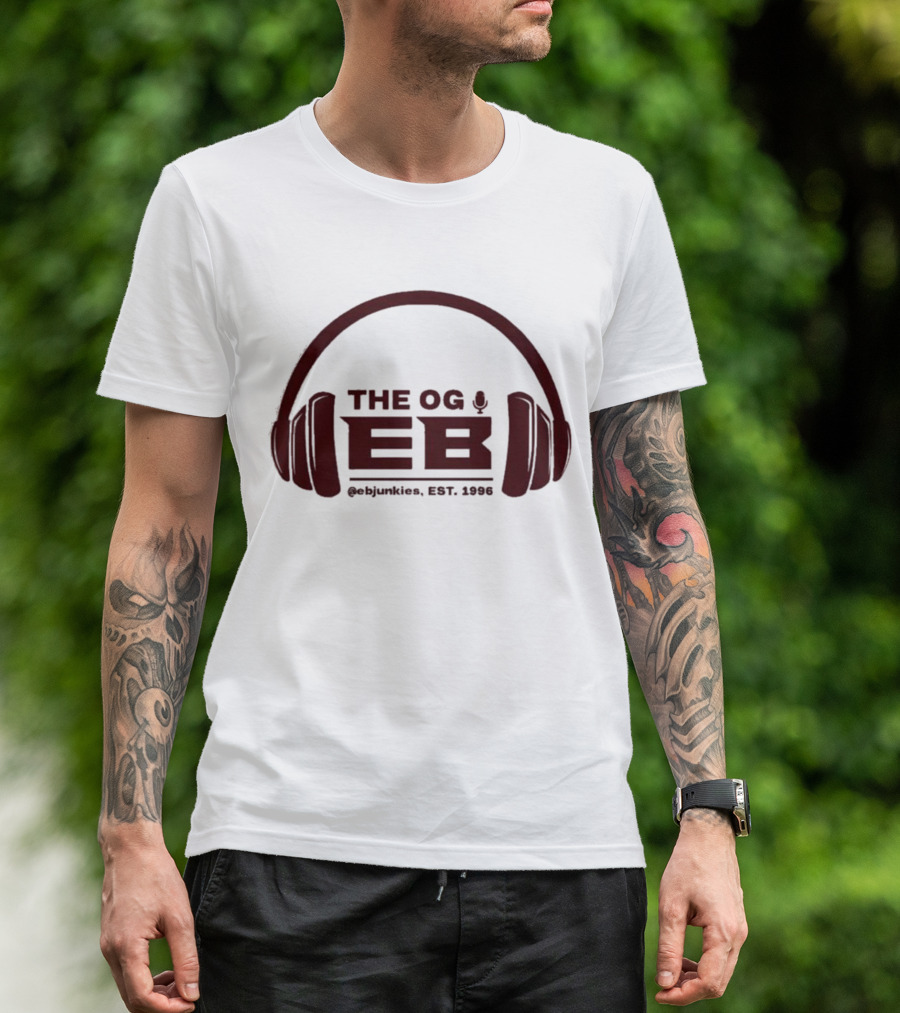 The Og EB Headphones @ebjunkies Est 1996 T-Shirt