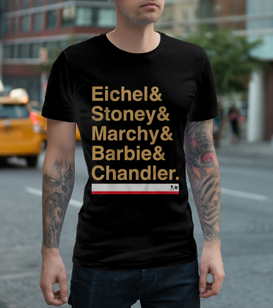 Vegas Eichel Stoney Marchy Barbie Chandler Hockey Names T-Shirt