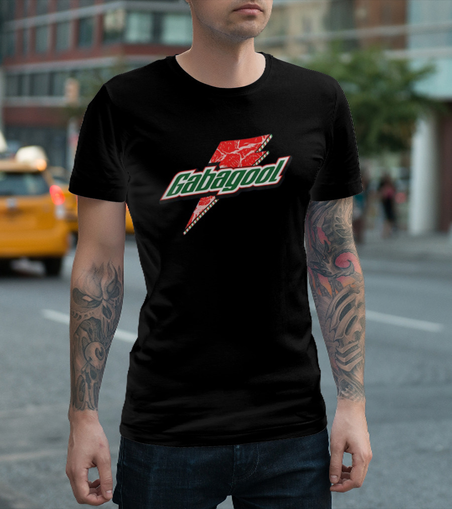 Gabagool Lightning Bolt Meat T-Shirt