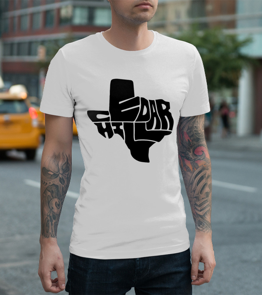 Cedar Hill Texas Map T-Shirt