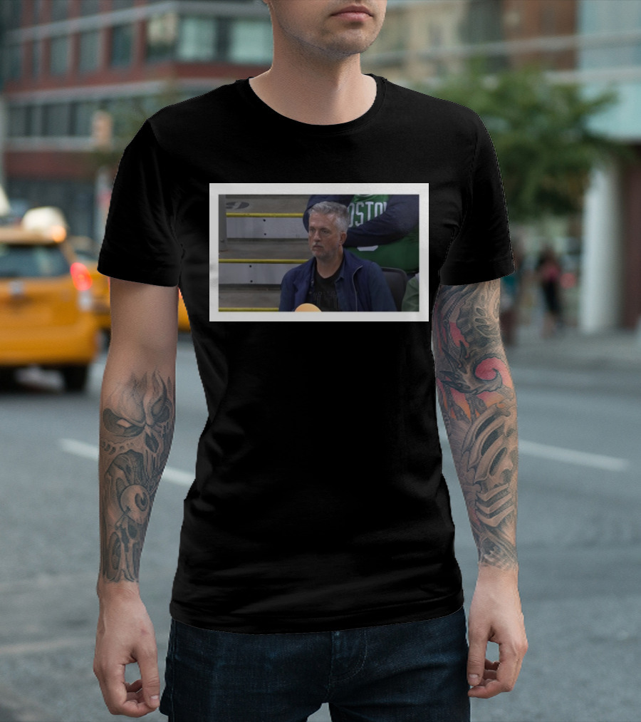 Boston Celtics Basketball Game Jeremy Tache Bill Simmons Sad Photo Meme T-Shirt