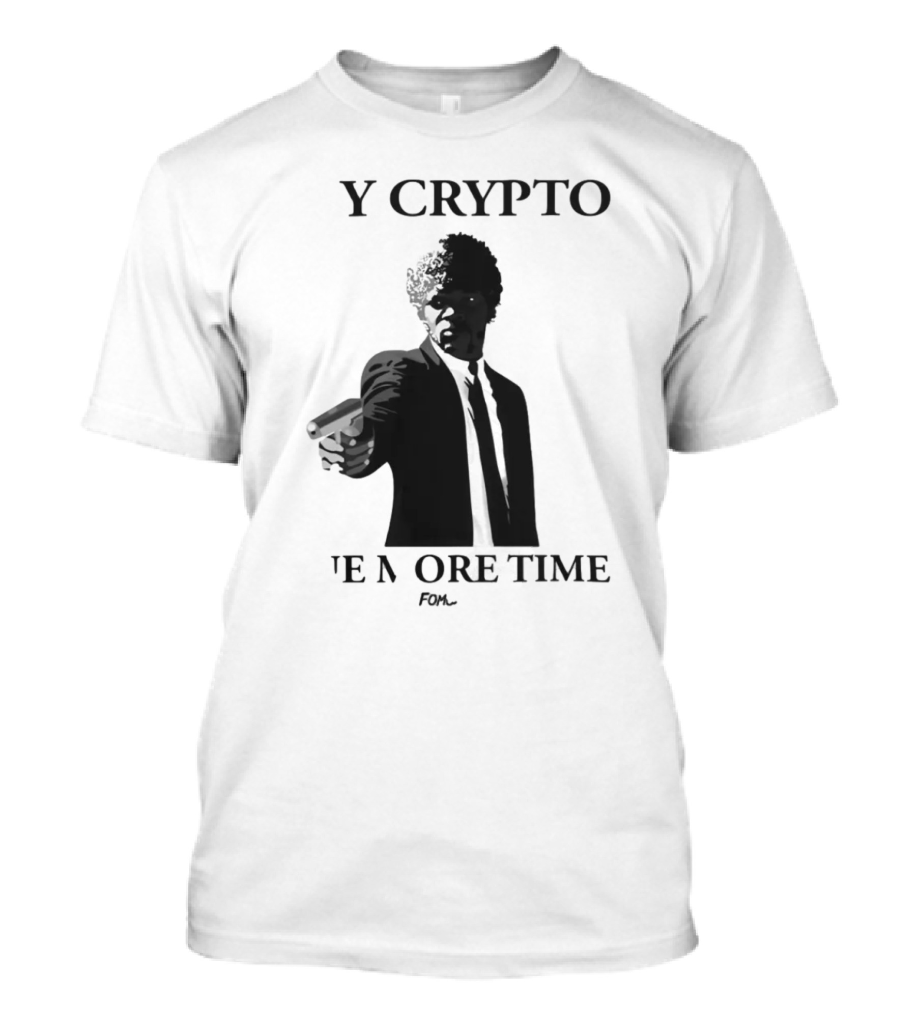 Say Crypto One More Time Pulp Fiction Meme T-Shirt