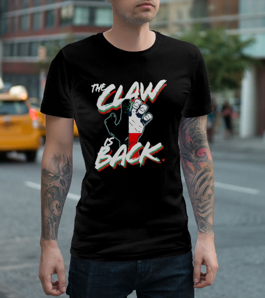 The Claw Is Back Tri-Color Fist T-Shirt