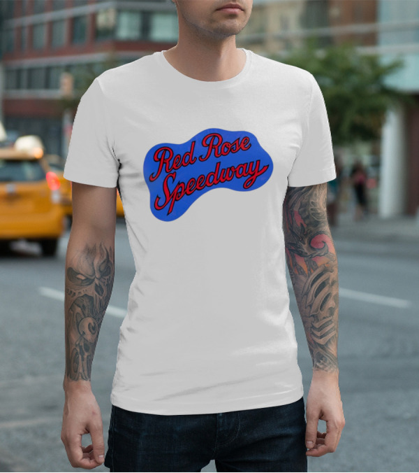 Red Rose Speedway Vintage Blue Emblem T-Shirt