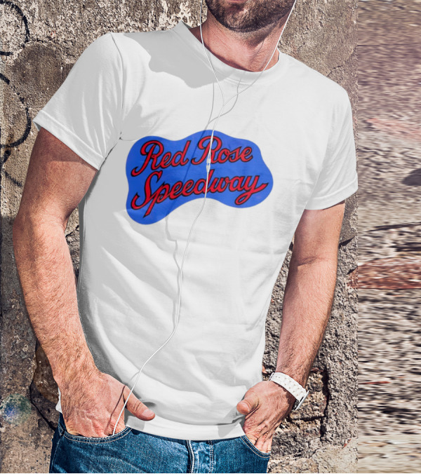 Red Rose Speedway Vintage Blue Emblem T-Shirt