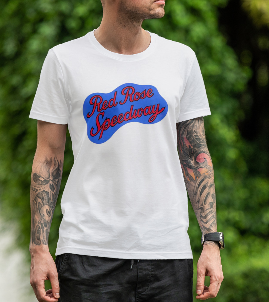 Red Rose Speedway Vintage Blue Emblem T-Shirt