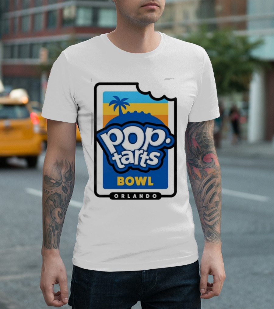 Pop Tarts Bowl Orlando Florida Palm Sunset T-Shirt
