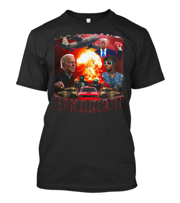 Operation Hellcat Chief Keef Explosive Imagery With Leaders And Military Elements T-Shirt