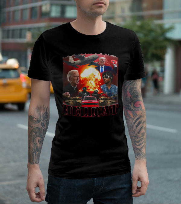 Operation Hellcat Chief Keef Explosive Imagery With Leaders And Military Elements T-Shirt