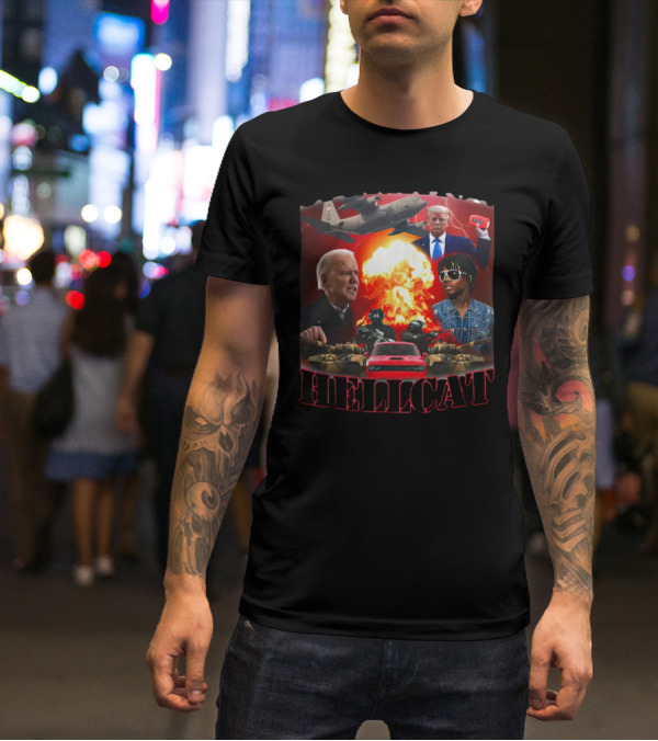 Operation Hellcat Chief Keef Explosive Imagery With Leaders And Military Elements T-Shirt