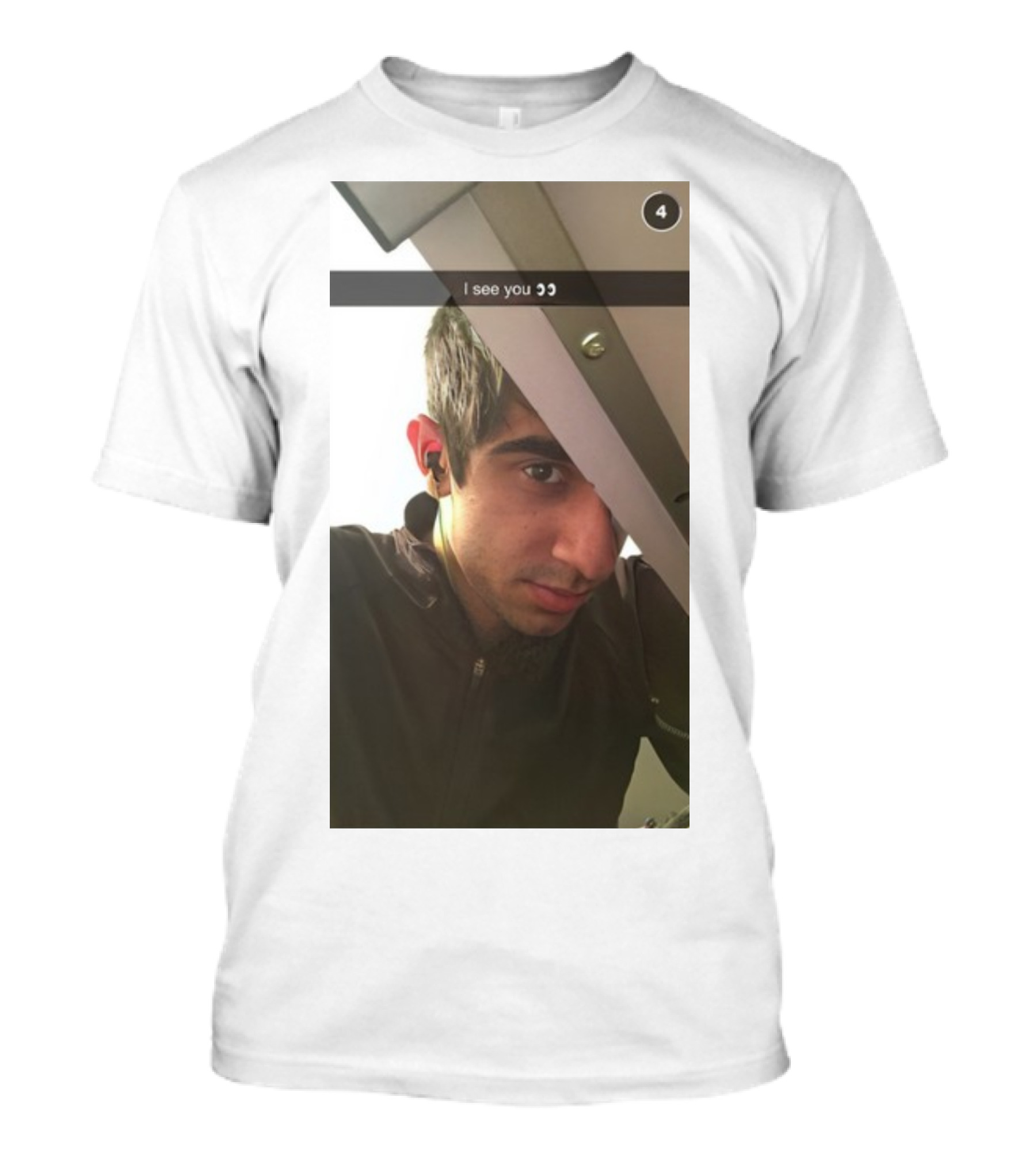 Vikram Singh Barn I See You Snapchat Selfie Image T-Shirt