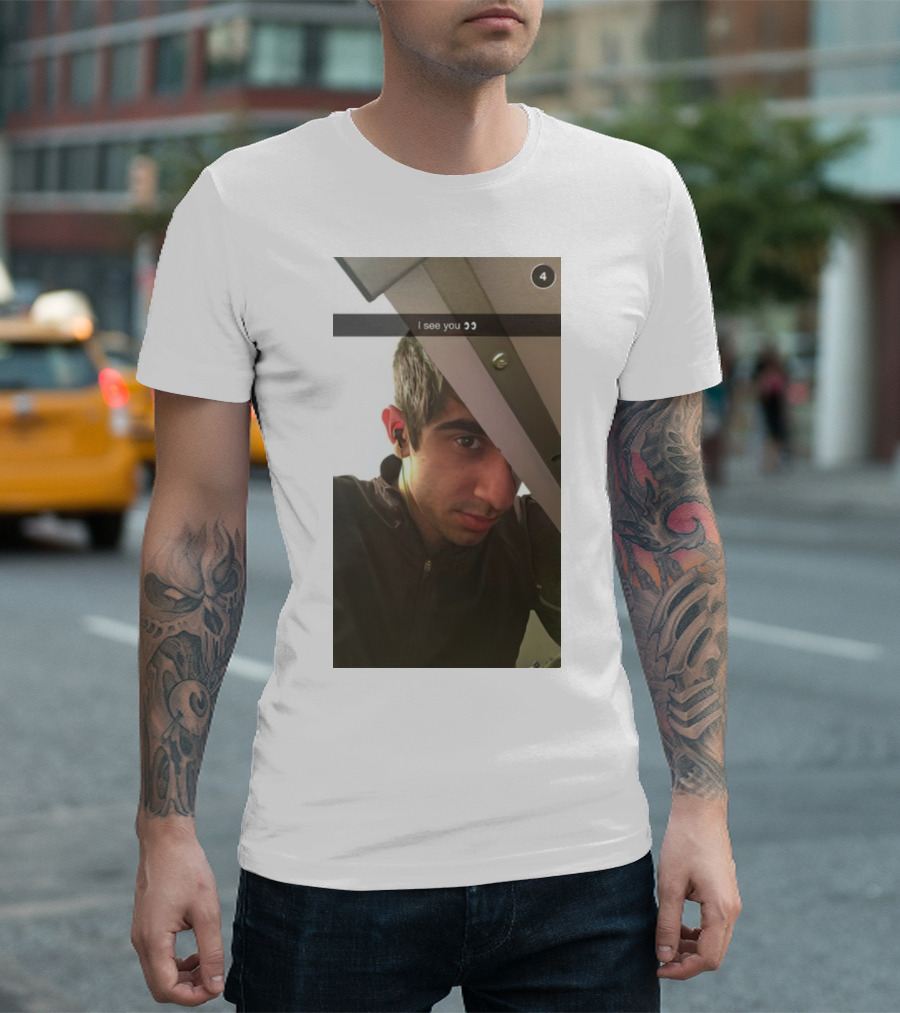 Vikram Singh Barn I See You Snapchat Selfie Image T-Shirt