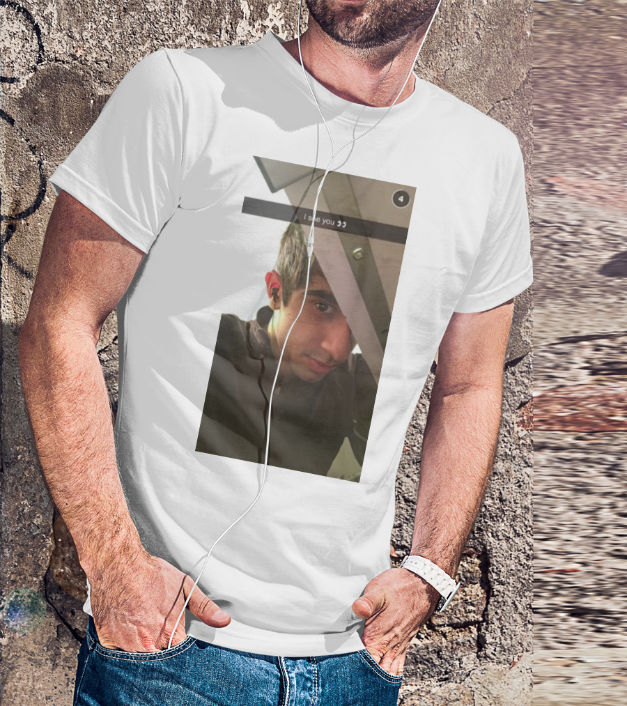 Vikram Singh Barn I See You Snapchat Selfie Image T-Shirt