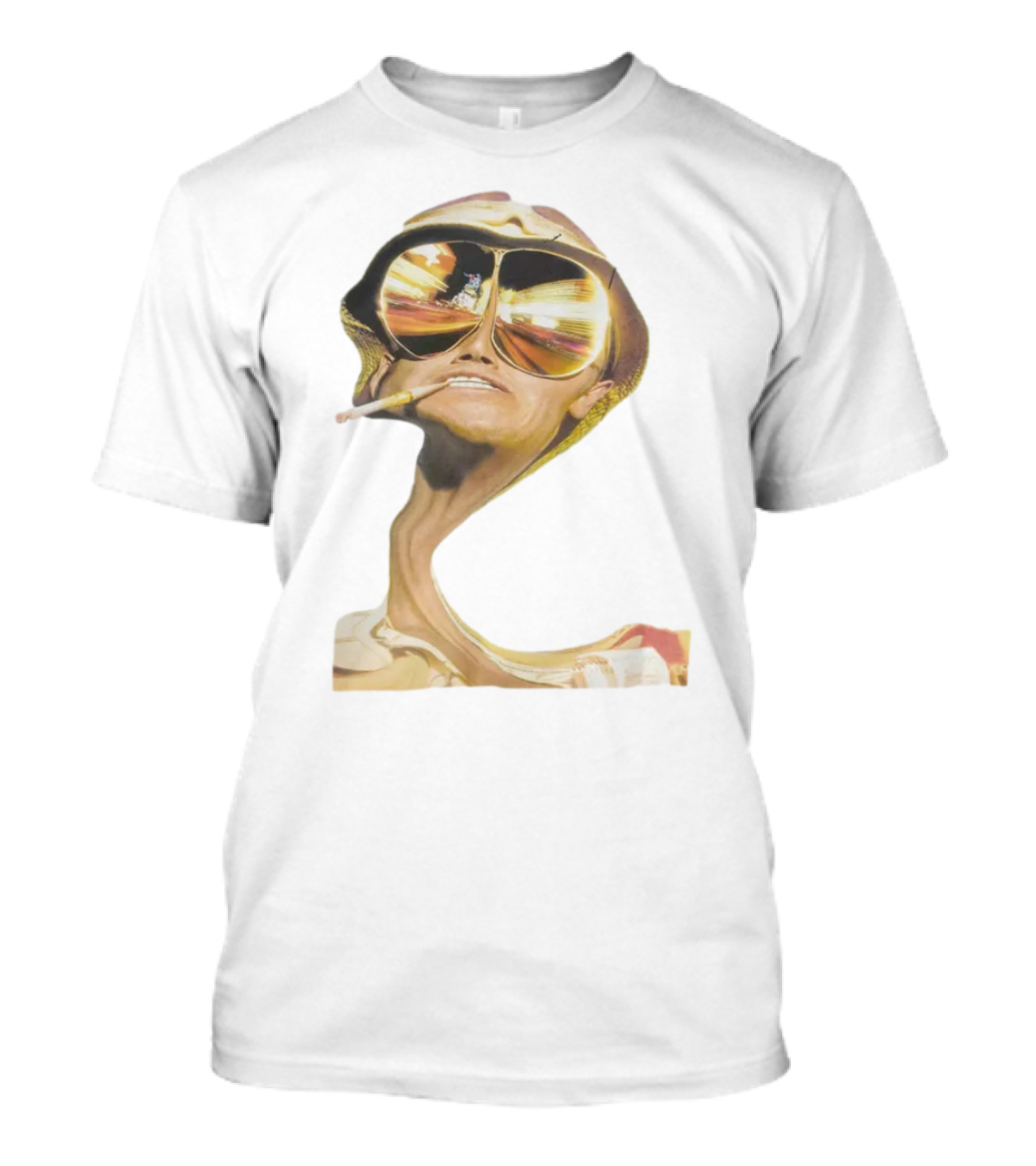 Hunter S. Thompson Fear And Loathing In Las Vegas Distorted Art Rihanna T-Shirt