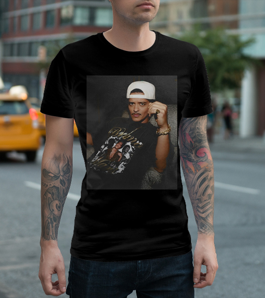 Bruno Mars Vintage Album Photo T-Shirt