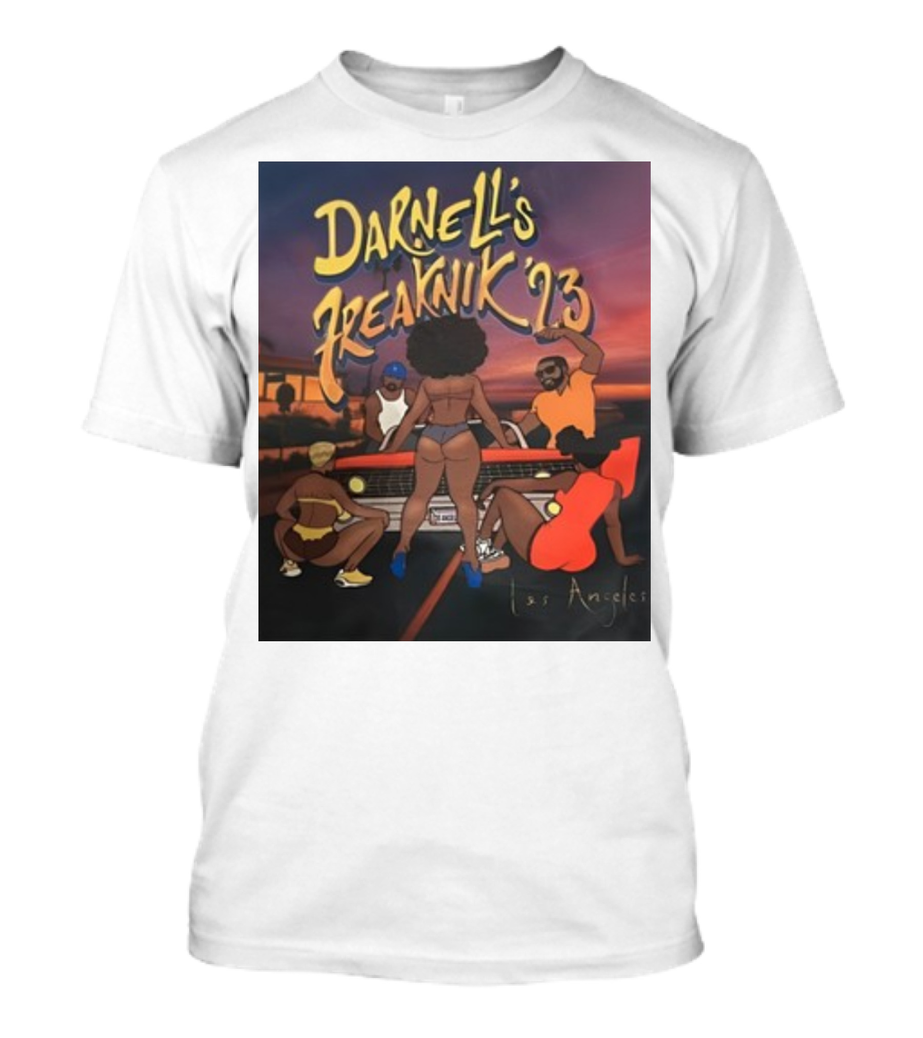 Darnell's Freaknik '23 Los Angeles Retro Vibes And Urban T-Shirt