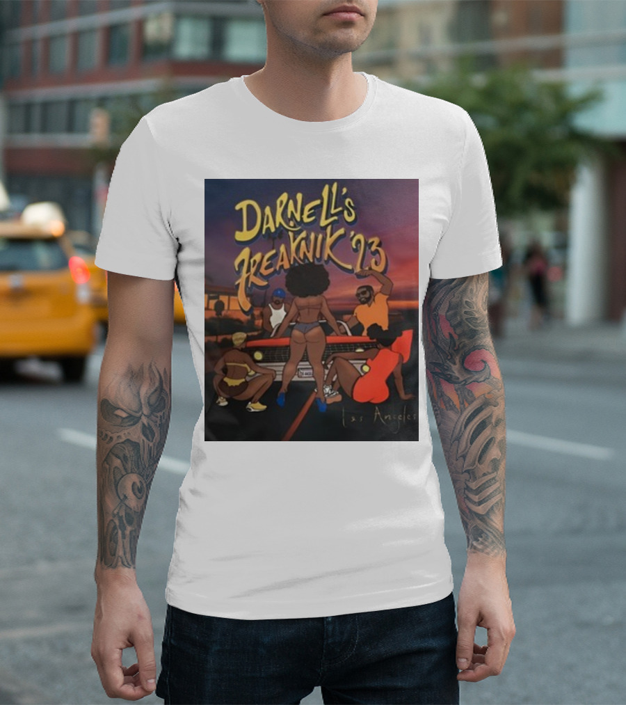 Darnell's Freaknik '23 Los Angeles Retro Vibes And Urban T-Shirt
