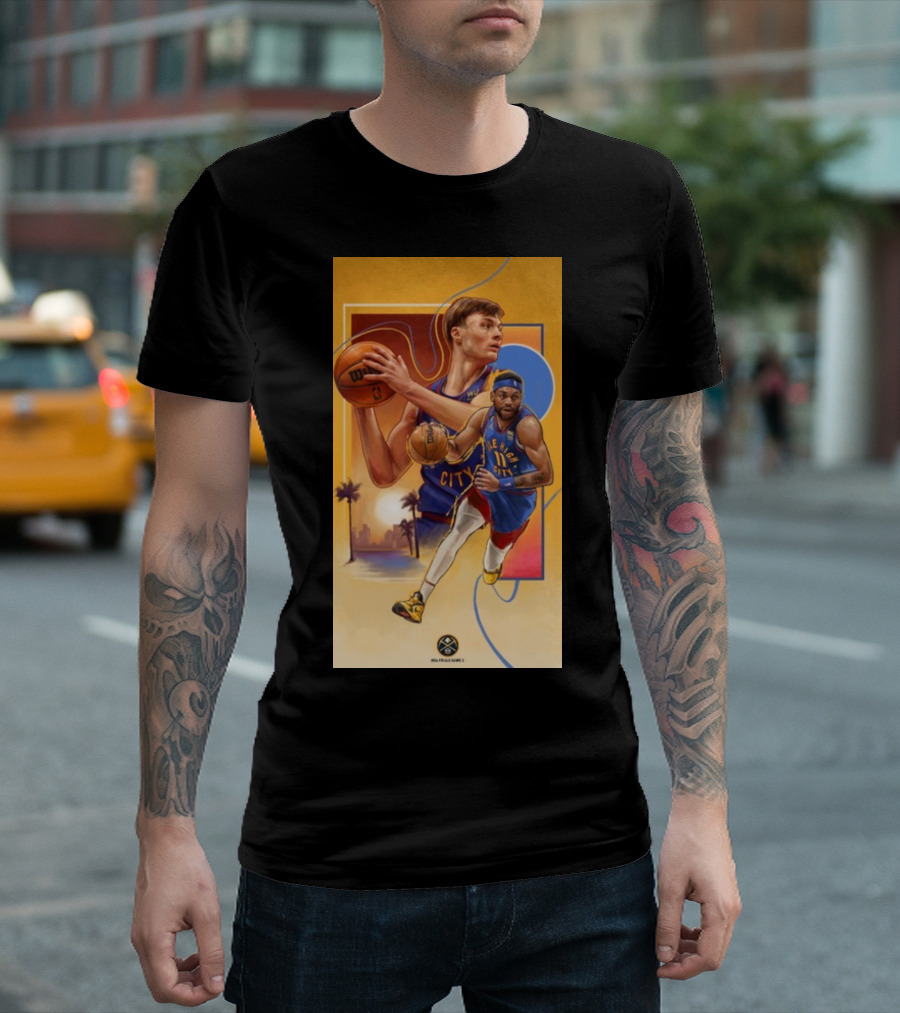 Denver Nuggets Bruce And Christian City Edition Basketball T-Shirt