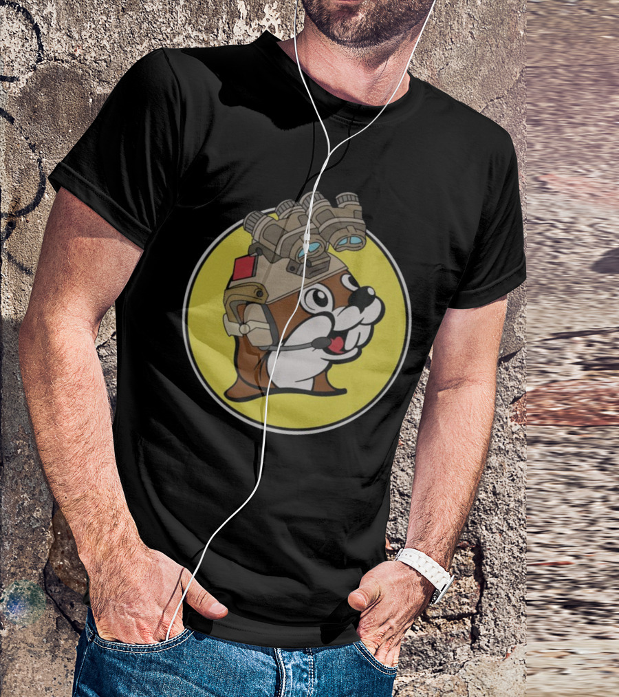 Fountainvalleypd Night Vision Beaver Tactical Headset T-Shirt