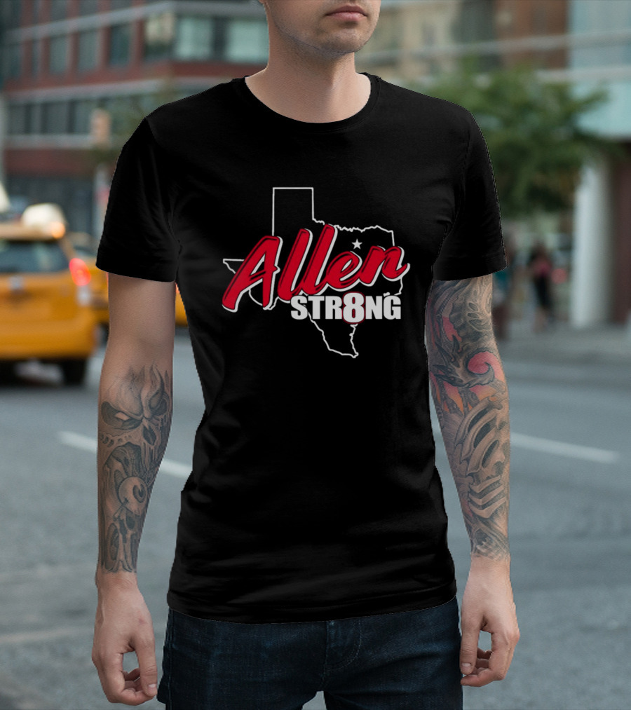 Allen STR8NG Texas Outline T-Shirt